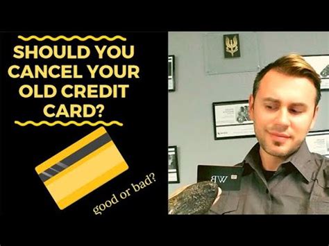 Check spelling or type a new query. SHOULD I CANCEL MY OLD CREDIT CARD? - YouTube