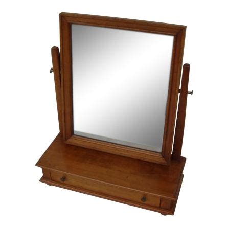 A tabletop vanity mirror is a mirror with a base or stand that allows you to set it on a vanity table, countertop, dresser top, or any flat surface. Stickley Vanity Shaving Dresser Top Mirror With Drawer ...