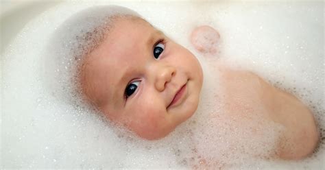 With stitched eyes and soft plush the bear is. 12 Ways to Make Bath Time Benefit Your Baby's Development ...