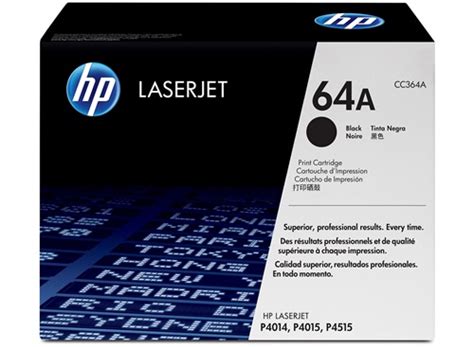 This page lists all available oem, remanufactured and. HP 64A (CC364A) Black Original LaserJet Toner Cartridge ...