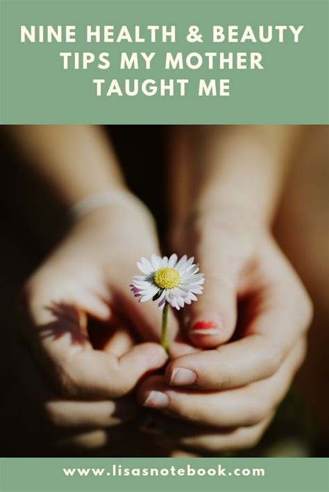Nine health and beauty tips my mother taught me | Beauty ...
