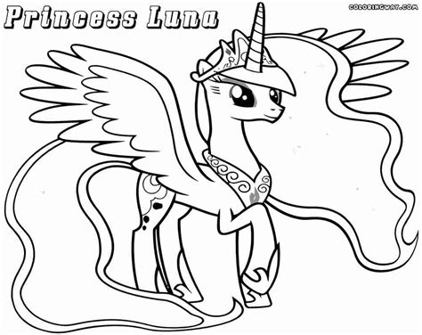 Xenons art mlp princess celestia princess luna princess cadence trixie lulamoon redesigns colouring these were literally therapeutic. Princess Luna Coloring Pages at GetColorings.com | Free ...