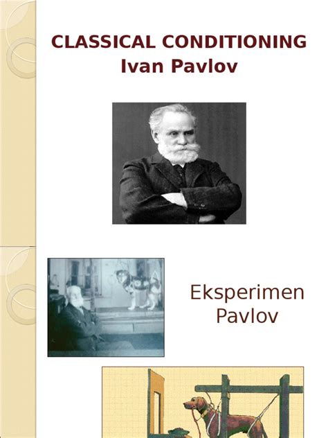 Classical conditioning paper the most noted theorist of classical condition is ivan pavlov for his work with dogs. 03 Classical Conditioning (1)