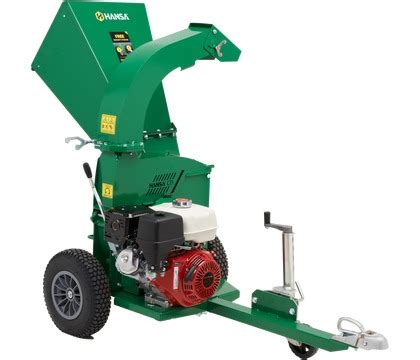 The hansa c13 chipper will efficiently turn branches into chipped mulch. Hansa C13 Swivel Chipper