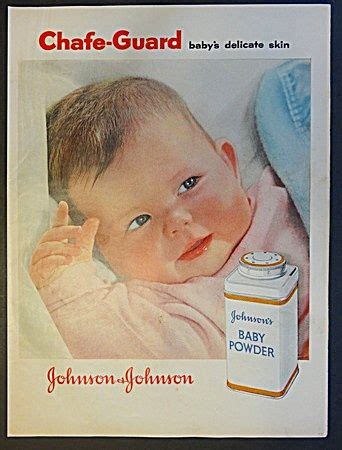 There needs to be a balance maintained between the goods coming out and the raw materials that get into. Johnson & Johnson Johnson's Baby Powder Ad - 1956 | Anos ...