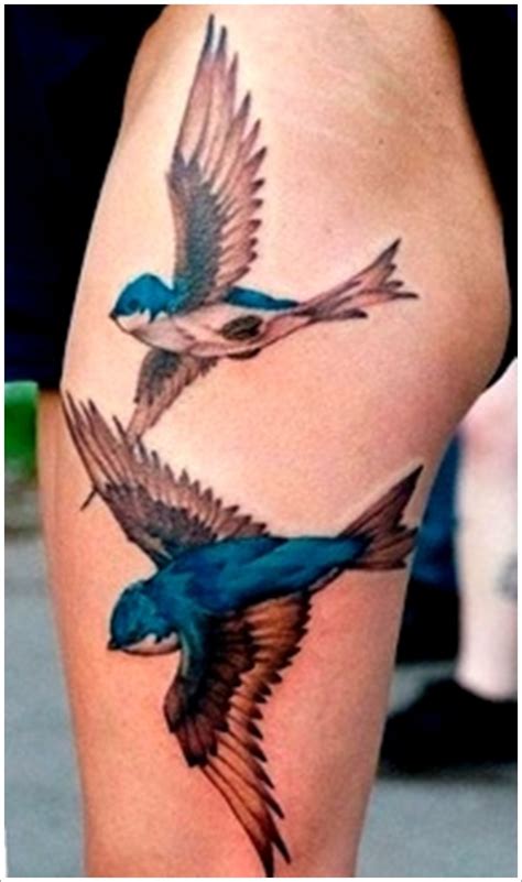 Swallow temporary tattoo (set of 3). 75 Sweet and Meaningful Swallow Tattoos