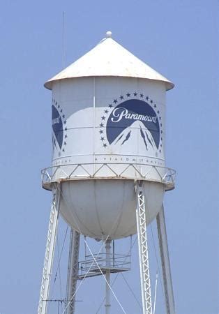 (the venerable paramount logo features — you guessed it — a mountain, and the viacomcbs said some of the studio's films, including mission: Paramount water tower - Los Angeles, California