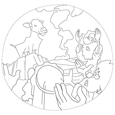 Aaron answered them, take off the gold earrings you are wearing and bring them to me. so all the people took off their earrings and brought them to aaron. Golden Calf Coloring Page at GetDrawings.com | Free for ...