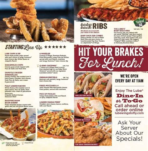 Maybe you would like to learn more about one of these? Online Menu of Quaker Steak & Lube, Sandusky, OH