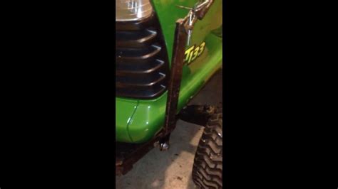 I am considering buying a john deere lt133. Attaching Snow Blade to a John Deere LT133 - YouTube