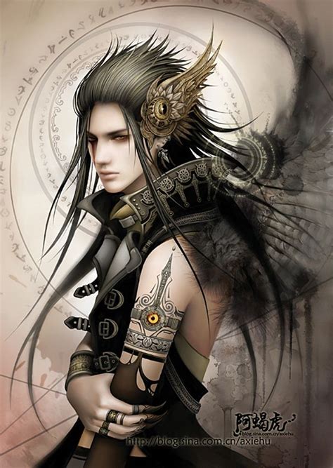 #manon blackbeak #eyes #gold eyes vs black and gold flecked #gold eyes #black eyes #eos #tog #manon #manorian. Fantasy Men with Long Hair | Anime+boy+with+black+hair+and ...