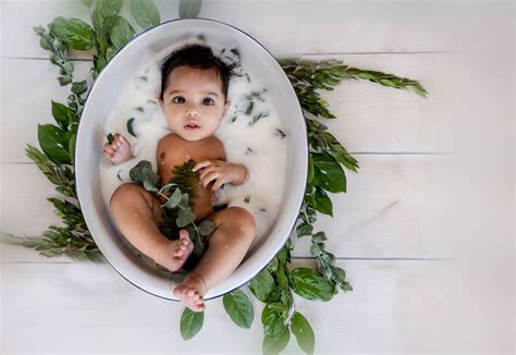 The first step to make a milk bath is to fill the tub with water at a desired temperature. Woodland Baby Milk Bath Photography - Dallas TX - Dani ...