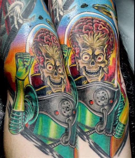 In zonatattoos, a community of tattoo artists and tattoo fans. MARS ATTACKS BY DAVE Z | Tattoos by dave z at dark side ...