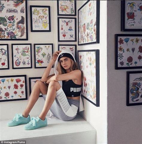 Cara jocelyn delevingne (born 12 august 1992 in london, england) is a british fashion model, voice actress, model, actress, and socialite who voices herself as the dj of non stop pop fm in grand theft auto v and grand theft auto online. Cara Delevingne flaunts trim figure in new Puma campaign ...