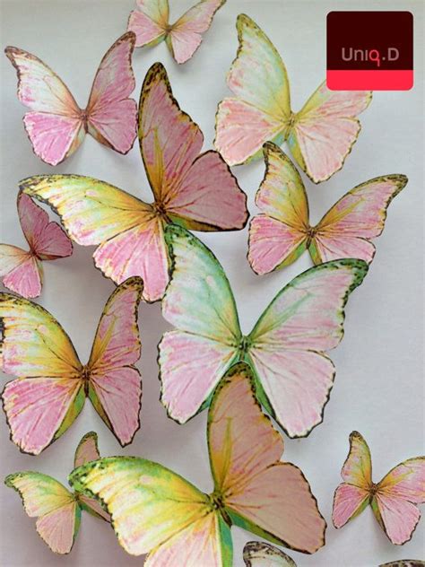 Are there any 3d butterfly wall decals available? pink WALL DECORATION - 3D decorative butterflies - wall ...