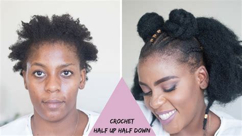 Goddess braids are a feminine and beautiful way for ethnic women to wear their hair. How to | Braided Front Crochet Half Up Half Down Braid ...