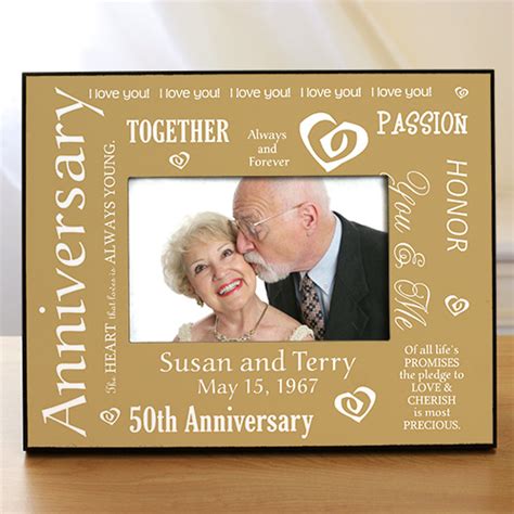 Find & download the most popular wedding golden frame vectors on freepik free for commercial use high quality images made for creative projects. Personalized Golden Anniversary Picture Frame | GiftsForYouNow