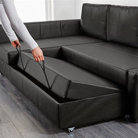 See more ideas about ikea 2015, ikea, ikea catalog. FRIHETEN corner sofa-bed with storage, Bomstad black ...