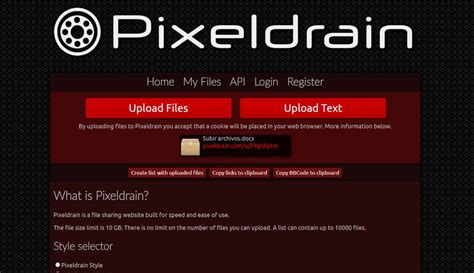This makes pixeldrain perfect for in using such a setup, i would put anything i was linking to in a post in my permanent space. Pixeldrain: plataforma que te permite subir hasta 100 TB ...