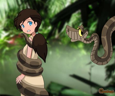 Kaa coils squeeze shefalitayal / sophiemonk squeezed breathless by thecoil… (REQUEST) Melody meets Kaa by CinnamonSnakes on DeviantArt