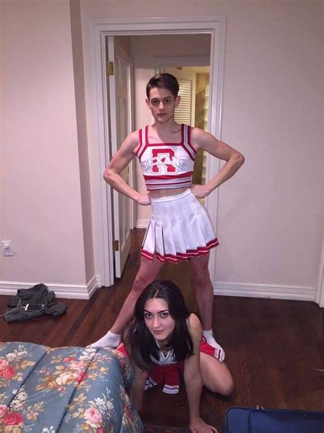 Sissy dress feminine to attract men. Cute couple | Cheerleading outfits, Men wearing dresses ...