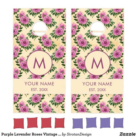 In fact, numerous organizations dedicated to the enhancement and promotion of rose plants are spread around the world, the royal national rose society in england established in 1876 being the oldest. Purple Lavender Roses Vintage Floral Name Monogram ...