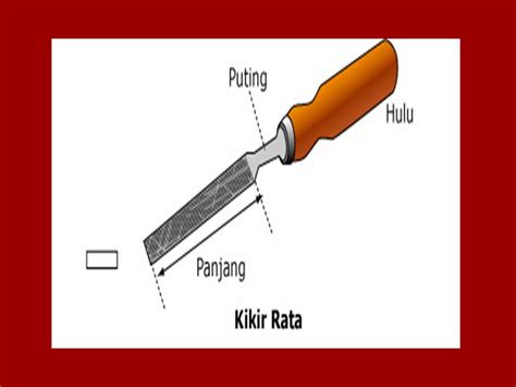 Kimpalan 6.0 langkah kerja 1) proses menanda besi untuk memudahkan proses pemotongan dilakukan. KHB - ERT: KIKIR PARUT