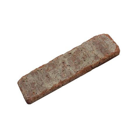 Castle gate is a distinctive blend of reds, grays, and blacks, tumbled for an old weathered look. Old Mill Brick Sample Castle Gate 7.625 in. x 2.25 in. x 0 ...