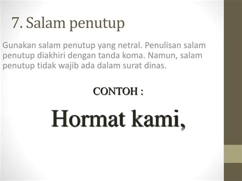 Unsur yang ada dalam surat dinas. PPT - Menulis Surat Dinas PowerPoint Presentation, free ...