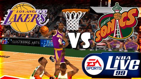 Can the lakers beat the suns in the nba playoffs? Nba Live 99 Los Angeles Lakers-Seattle SuperSonics Season ...