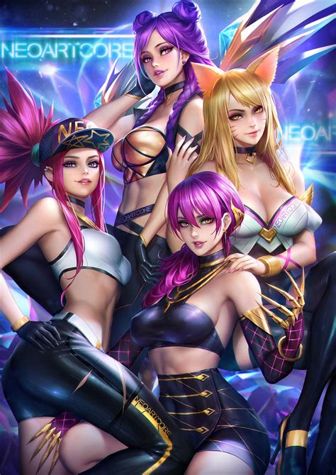 All models on this website are 18 years or older. Ahri Akali Evelynn Kai'sa By NeoArtCorE | Fantasy Art Village