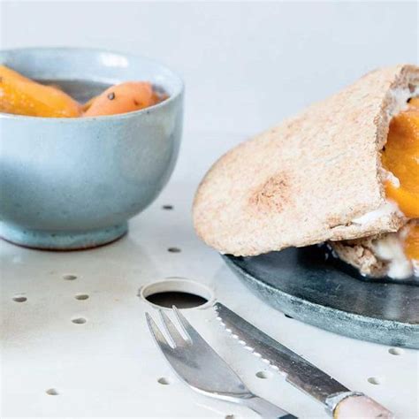 Add the yeast mixture, oil, and yogurt and mix to combine. Spelt and Rosemary Pittas with Apricot Compote and Tahini Yogurt Recipe