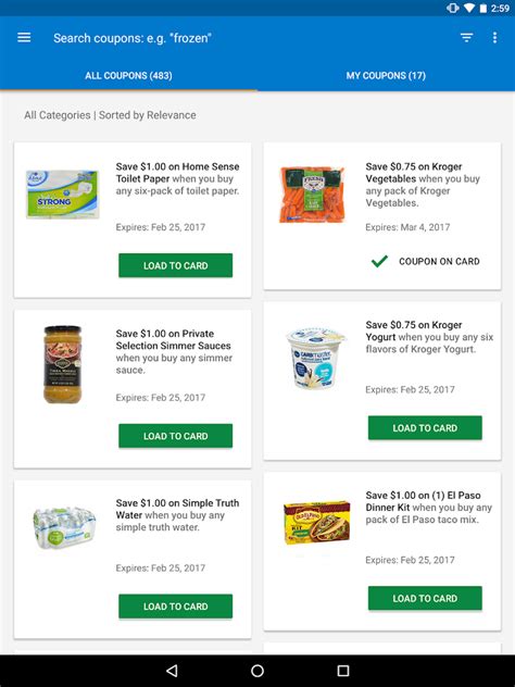 Though there are many retailer companies like walmart & lowes. Kroger - Android Apps on Google Play