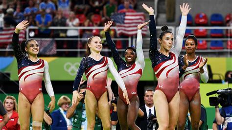 The 2021 squad, named sunday night, could win as many — or more. U.S. Women's Gymnastics Team Wins Gold at Olympics 2016 ...