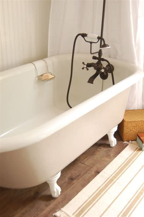 It seemed wasteful to rip it all out just to make a color change. DIY tips for restoring an antique cast iron claw foot tub ...