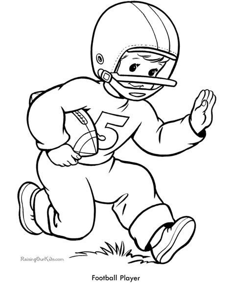 The soccer ball is usually who do you think will make the first goal? Football Coloring Picture - Coloring Home