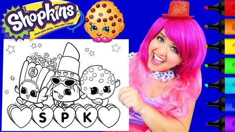 In this video i'm using shopkins crayola markers lippy lips and taco terrie coloring pages. Coloring Shopkins Lippy Lips, Kooky Cookie GIANT Coloring ...