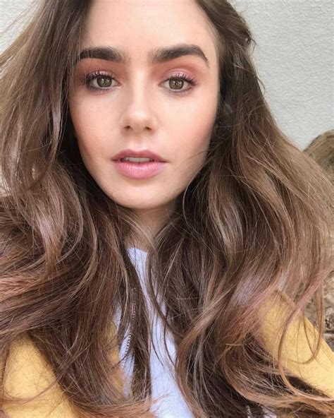 Asian style fashion ombre hair, human hair color. Daily Lily Collins | Lily collins hair, Lily collins, Lily ...