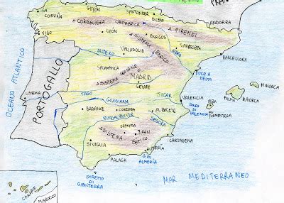 Carta muta della spagna laceprof materiali mappa spagna cartina della spagna | spagna, andalusia, viaggio carta muta della cartina geografica della gran bretagna fisica. Cartina Spagna Politica Muta | Tomveelers