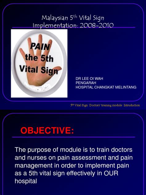 † pain as the 5th vital sign. pain 5th Vital Sign.ppt | Pain | Pain Management