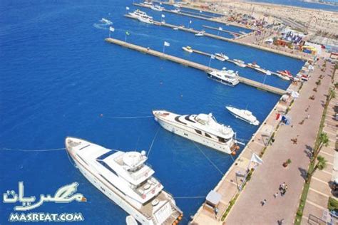 There is a parking lot for car owners. اليخوت ترسو على ميناء منتجع بورتو مارينا في العلمين Porto ...