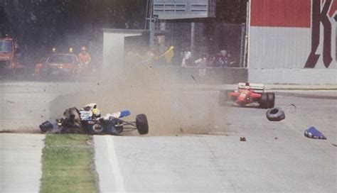 Monumento ad ayrton senna is located in imola. Файл:Senna accident Imola 1994.jpg — Википедия