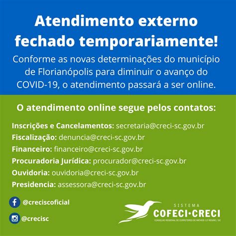 Show more posts from crecisc. CRECI/SC - Conselho Regional de Corretores de Imóveis de ...