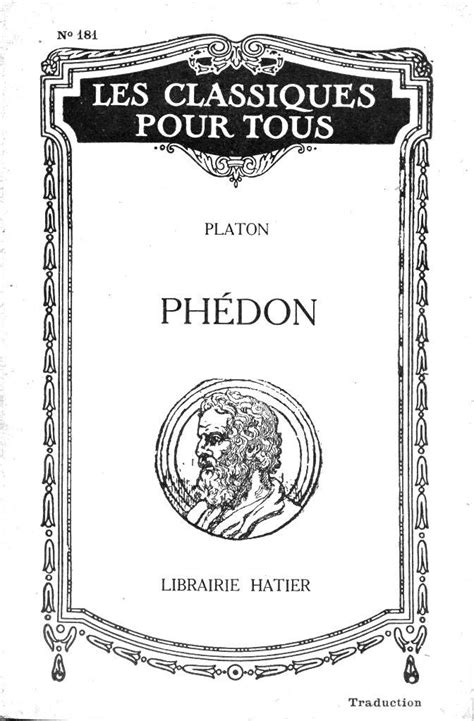 Bienvenue chez Sab: Platon : Phédon