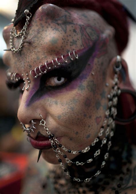 Portrait of a calm young perfect woman's body. Woman With Most Extreme Body Modifications Just Got Even ...