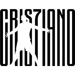 Association football teams in italy. Vinil logo Cristiano Ronaldo