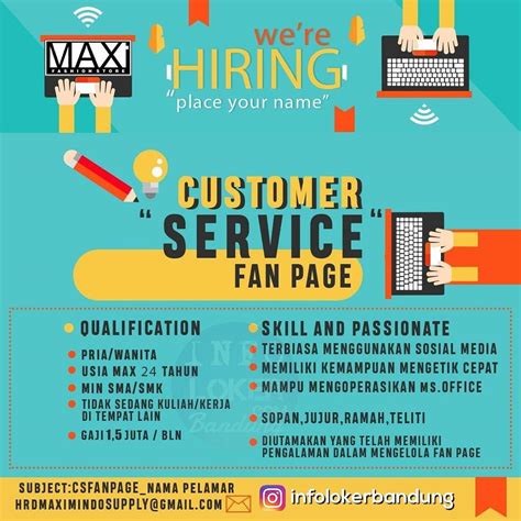 Selamat malam para jobseeker sumedang dan sekitarnya. Loker Customer Service Bandung : Credit To From Heikaku Jobs Get Regrann Informasi Lowongan ...