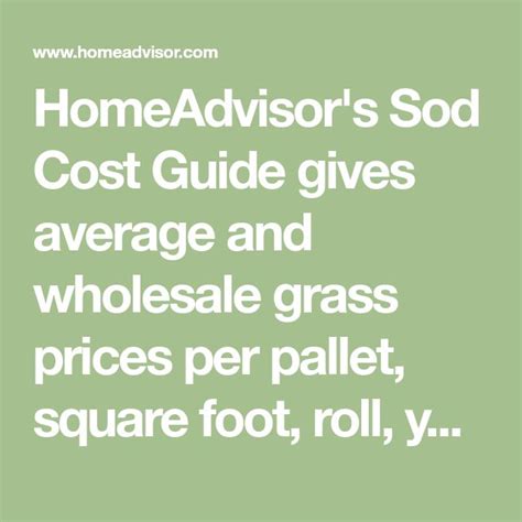 Augustine grass sod, so if you're looking for less than 450 square feet of raleigh st. HomeAdvisor's Sod Cost Guide gives average and wholesale ...