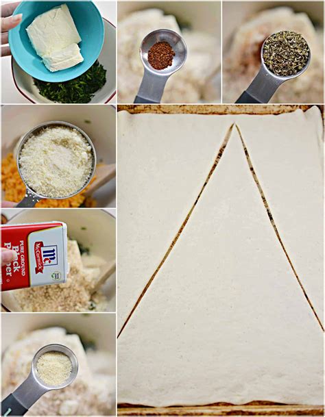 This recipe is from the i heart naptime cookbook and is super simple to make! Pizza Dough Spinach Dip Christmas Tree Recipe : Spinach ...