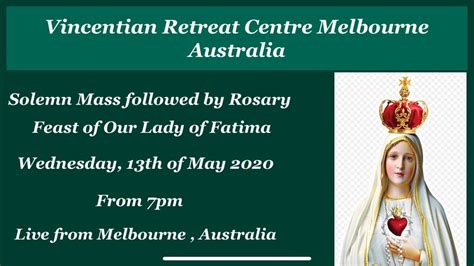 As secularist government officials and. Feast of Our Lady of Fatima - Solemn Mass followed by ...